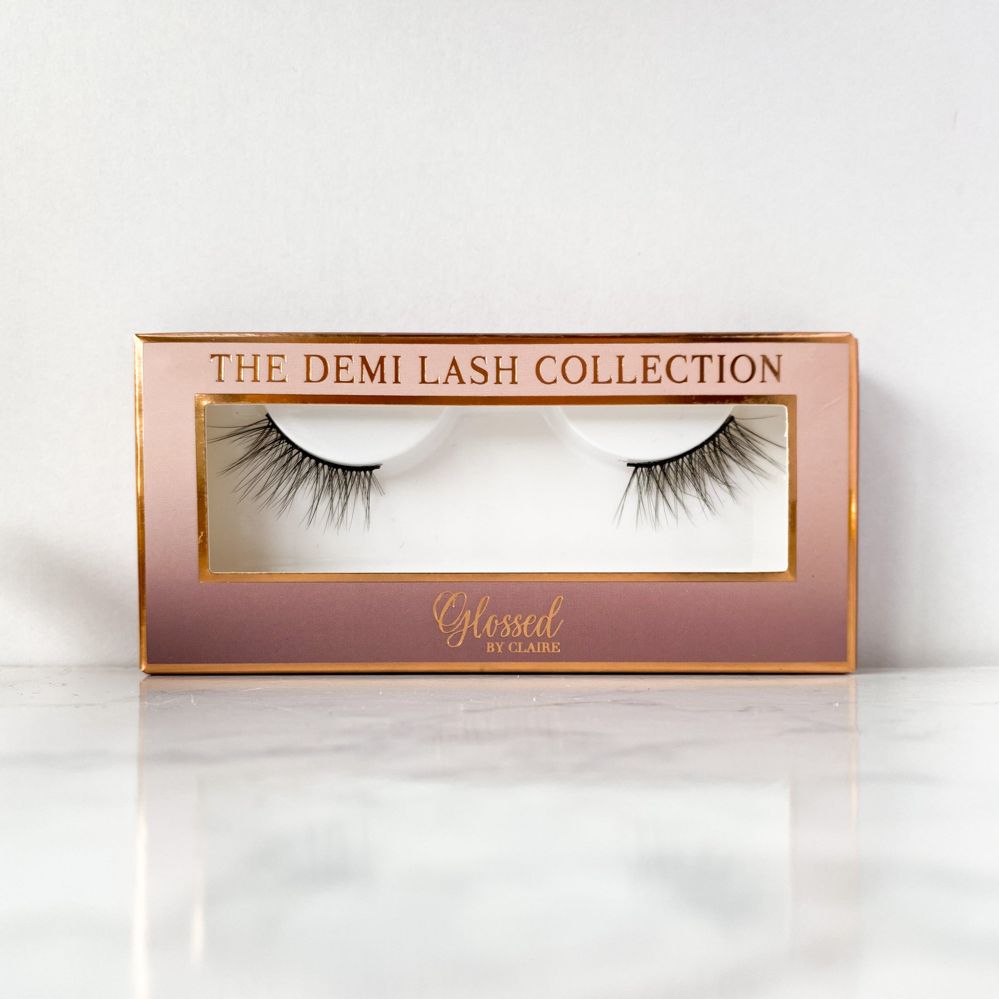 DL4 Half Lash Glossed By Claire in box