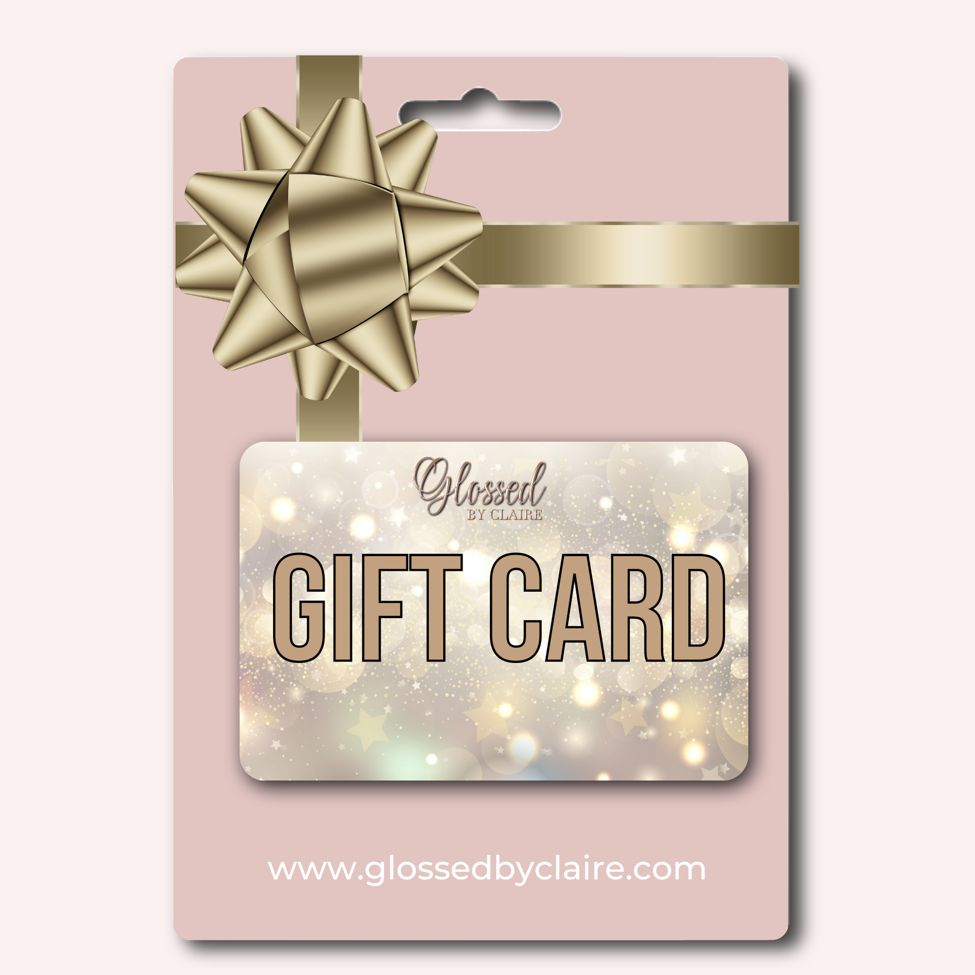Claires e gift shop card